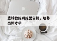 金年会共享联赛-关于篮球教练训练营告捷，培养出新才华的信息